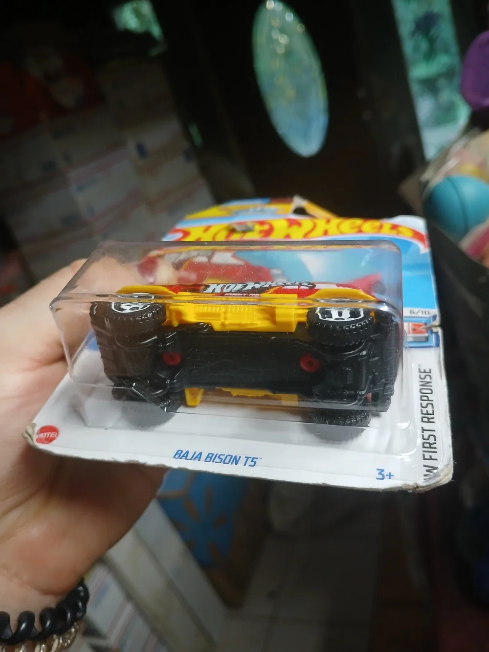 the Hot Wheels Baja Bison T5 from the 2024 HW First Response series (6/10, numbe